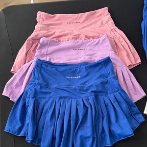 Gold Hinge Skirt Bundle – Size XS (3 Pieces)